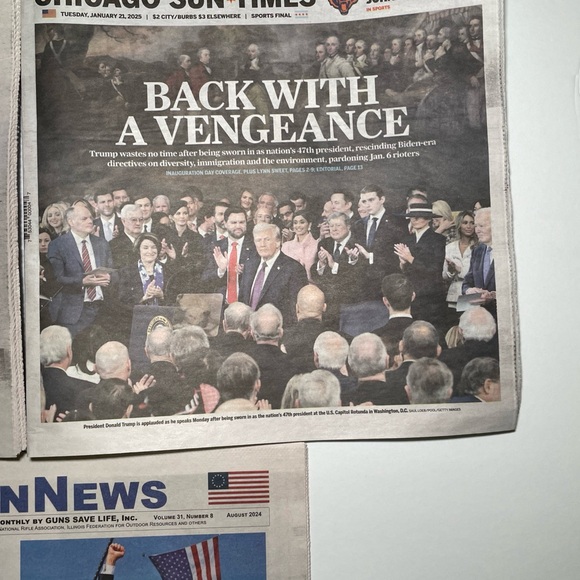 Sun Time Trump Newspaper Lot - Picture 3 of 4
